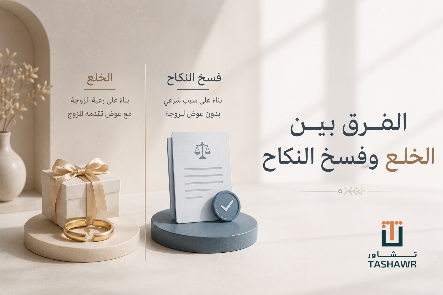 الفرق بين الخلع وفسخ النكاح في السعودية: دليلك القانوني